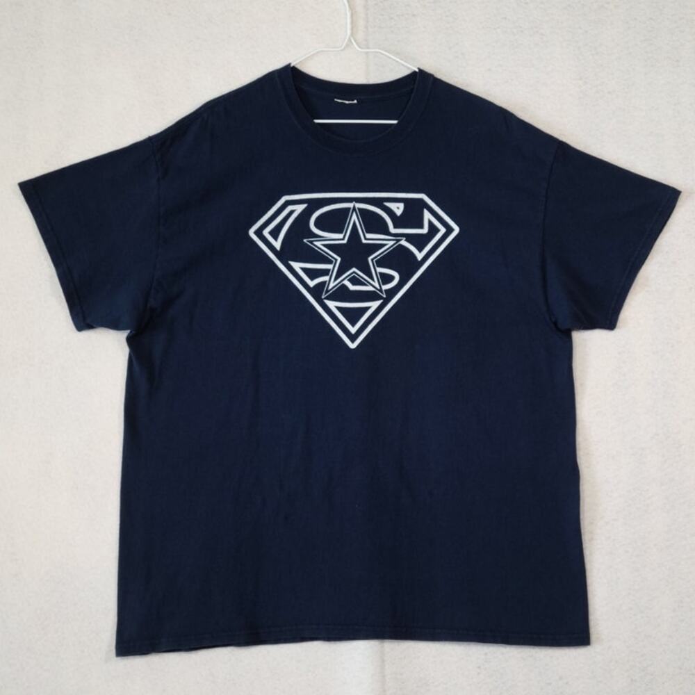 Superman/Dallas Cowboys T-Shirt Men SIZE UNKNOWN PRE-OWNED